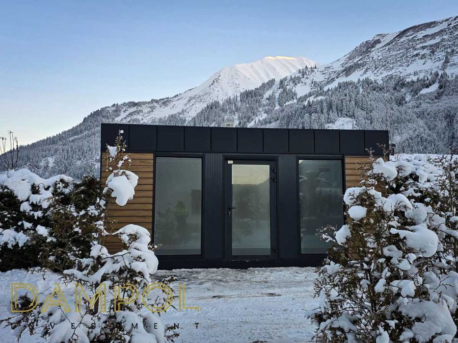 Nowoczesny pawilon / kontener 6×3 – przestrzeń dla Twojego biznesu