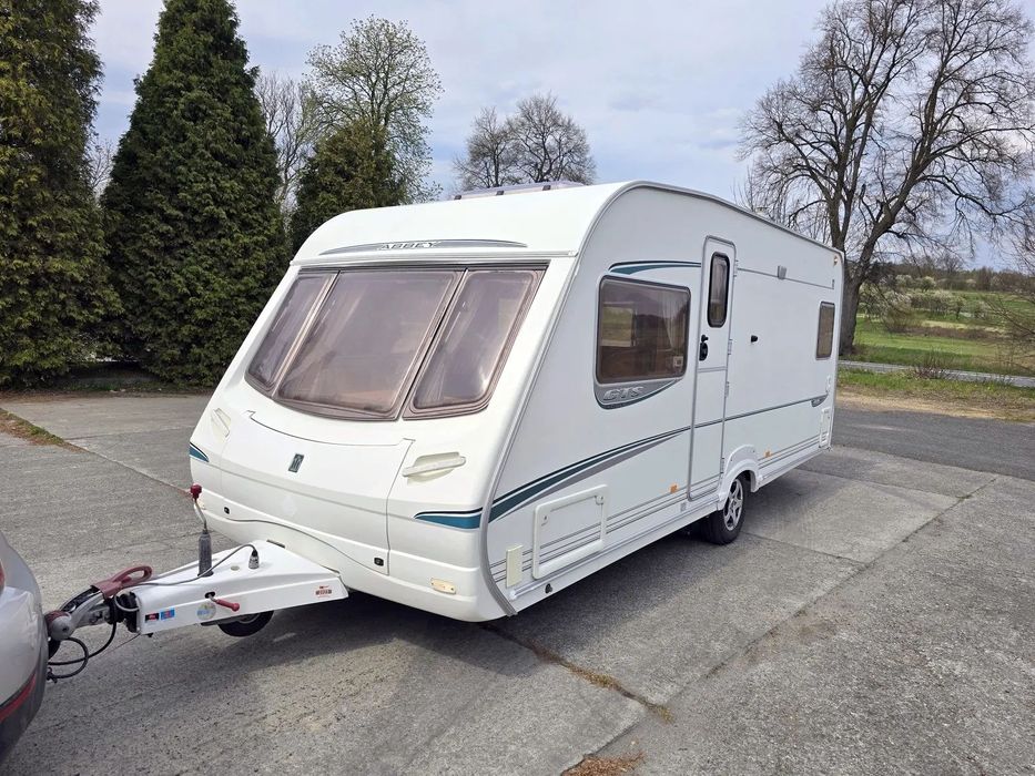 Abi Abbey GTS  Łazienka, WC, Prysznic, Łóżko Małżeńskie, Mover, przyczepa kempingowa