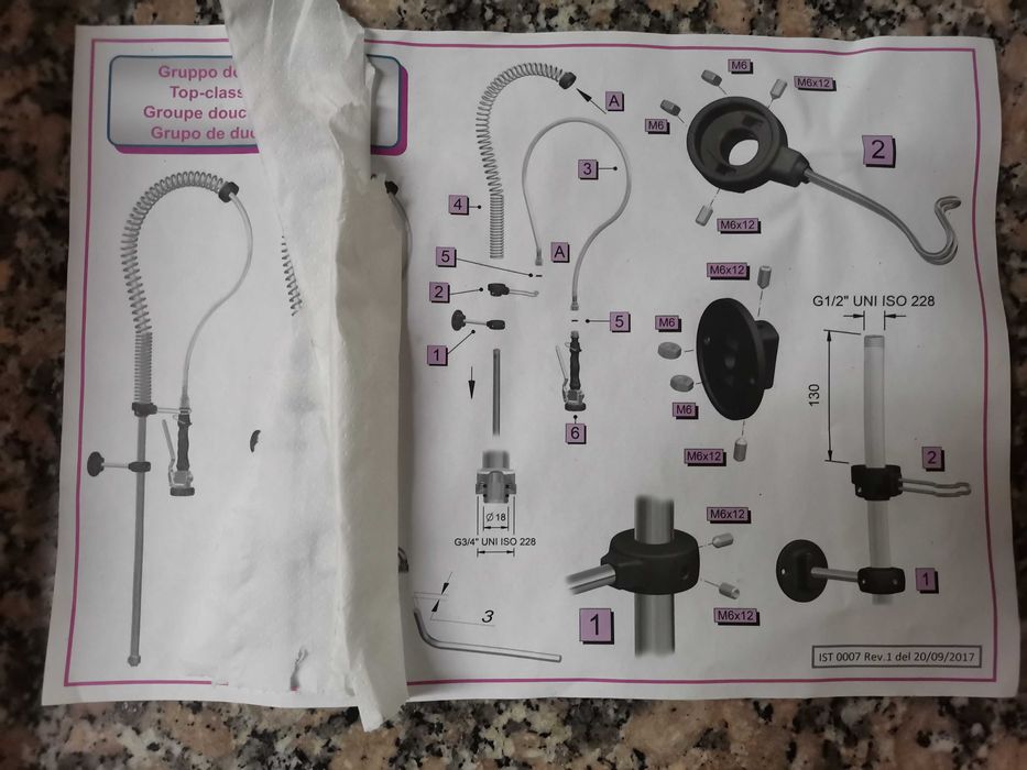 Torneira Industrial de Bancadas