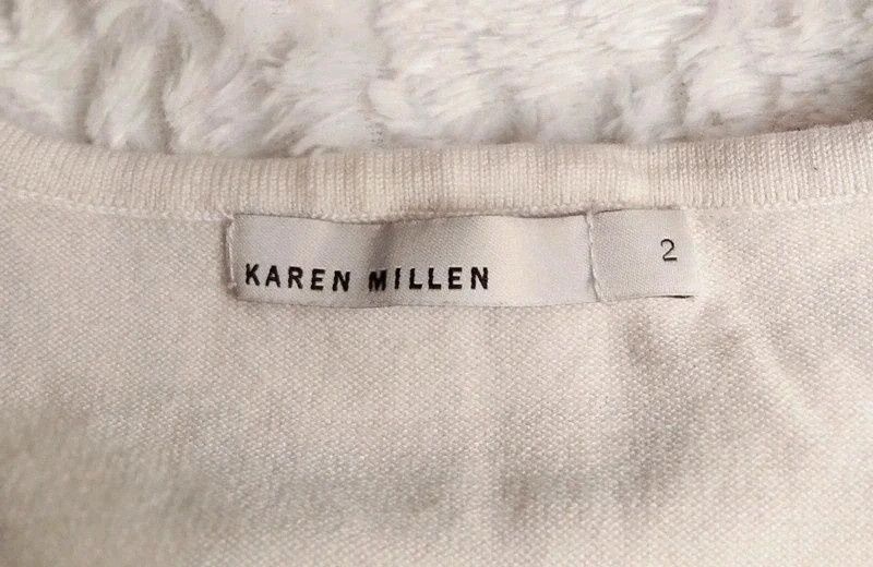 Prosta sukienka w pasy Dzianina Karen Millen