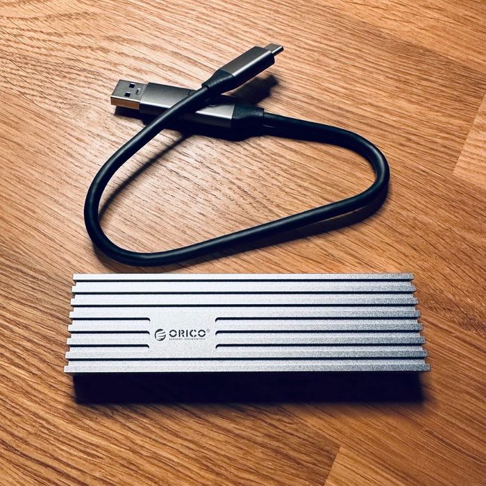 Dysk SSD NVMe 256GB w obudowie ORICO na USB-C