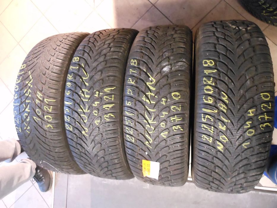 opony 225/60r18 nokian wr suv 4 2x7,7mm 2x6,7mm komplet zima