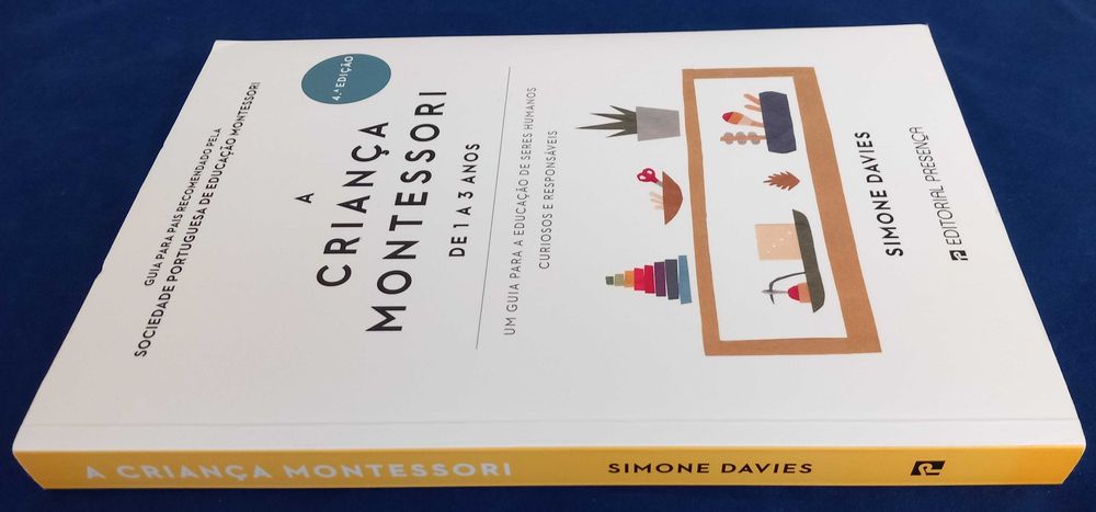 Livro A Criança Montessori - De 1 a 3 anos, de Simone Davies [Portes Grátis]