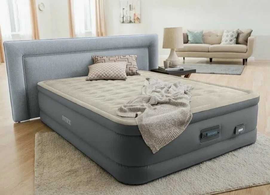 Надувная кровать двуспальная + насос‼️ Матрас Ліжко