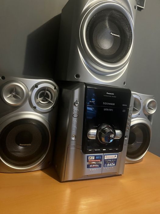 Wieża Panasonic SA-AK640 - 100% sprawna - SUBWOOFER - 540W