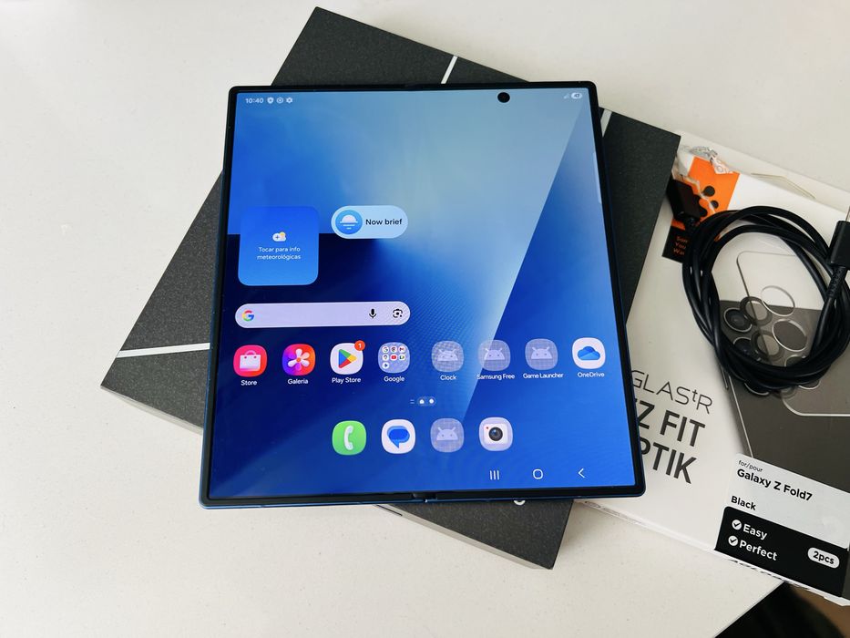 Samsung Galaxy Z Fold 7 256GB Azul - Fatura e garantia