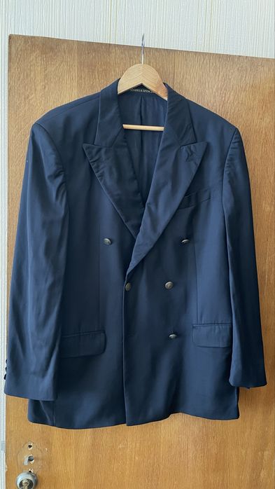 Капелюх чорний чоловічий/жіночий та брендовий піджак Marks&Spencer