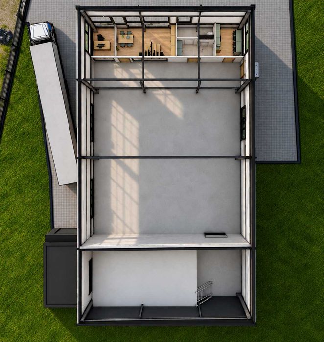 Działka bud. 2289 m² MU z pozw. na budowę hali 540 m² z rampą przy Trasie Poznańskiej - Widok 4