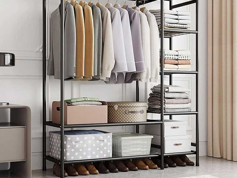 Stojak na ubrania wieszak regał garderoba wys. 148 cm G240