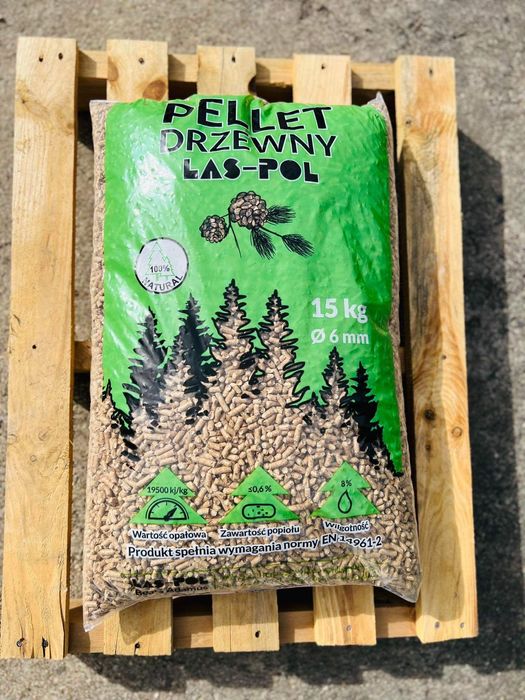 Pellet A1 drzewny 6mm transport do klienta w cenie ! Śrem