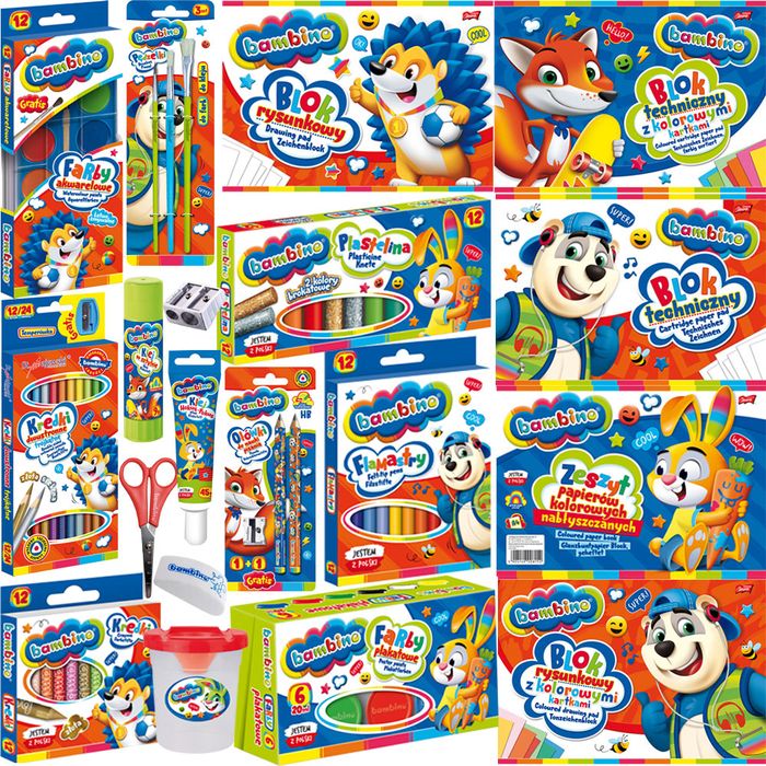 Wyprawka szkolna bambino SUPER CENA