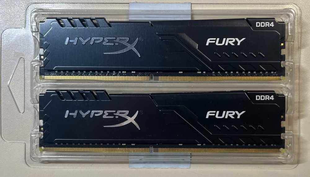 Оперативна памʼять Kingston HyperX DDR4-3200 32GB PC4-25600 Fury Black (HX432C16FB3/32)