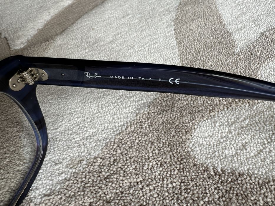 Okulary RayBan kolor niebieski