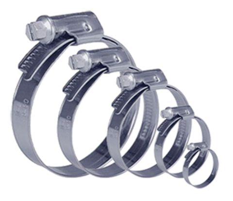 Хомут червячный, затяжной, лента и винт нержавеющий W4 (А4) и W5 (А5)