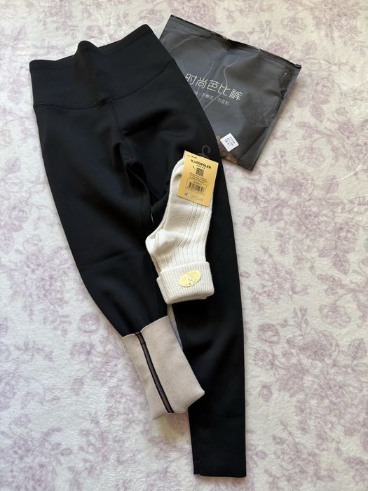 Лосини чорні утеплені