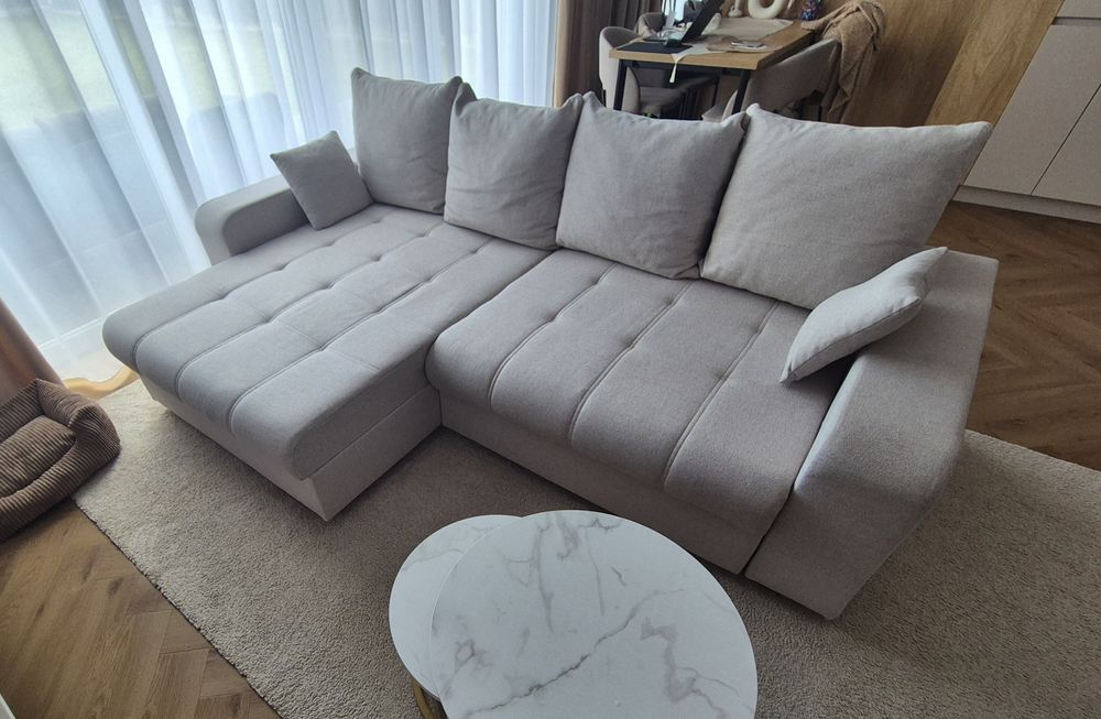 Beżowy narożnik Kronos nelwe