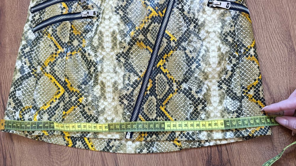 Міні спідниця принт пітон