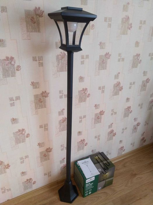 NAJTANIEJ Latarnia Solarna Stojąca Ogrodowa 155 cm Wysyłka