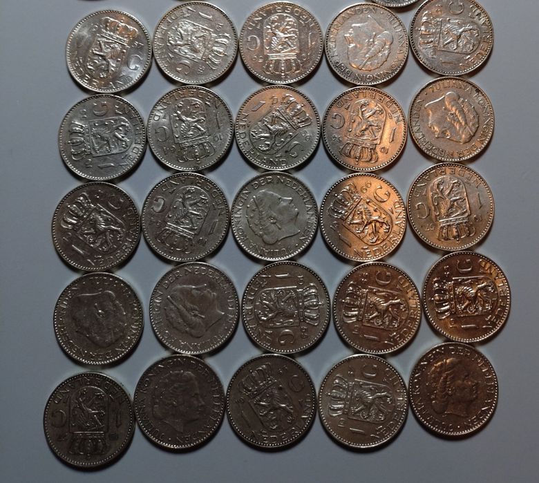 Srebrne monety holenderskie