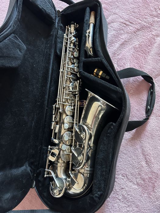 Saxofone alto B&S Blue Label da antiga alemanha de leste