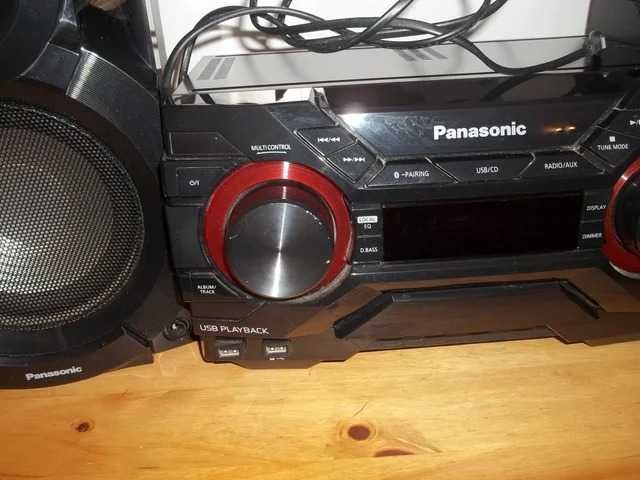 sistema hi-fi panasonic SA-AKX200 CD blootoothe música usb muito alto