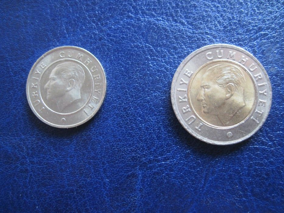 Монеты Турции новые