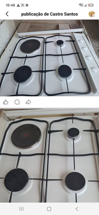 Fogão gás e elétrico 'TEKA'