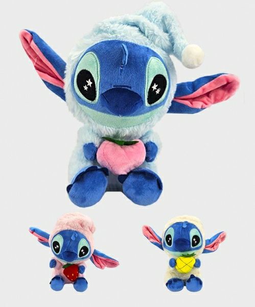 М'яка іграшка Стіч Stich з фруктами 3 види 22 см