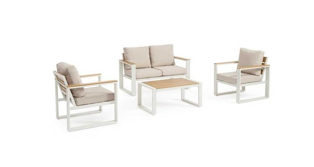 Nowoczesny zestaw mebli ogrodowych LEANDRO 4el Bizzotto Kolory!