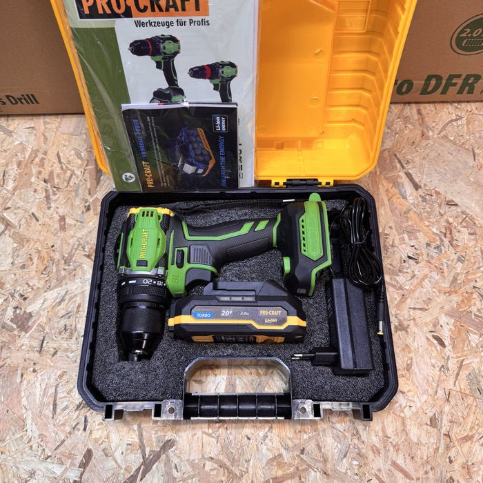 Шуруповерт акумуляторний PROCRAFT PA18Pro