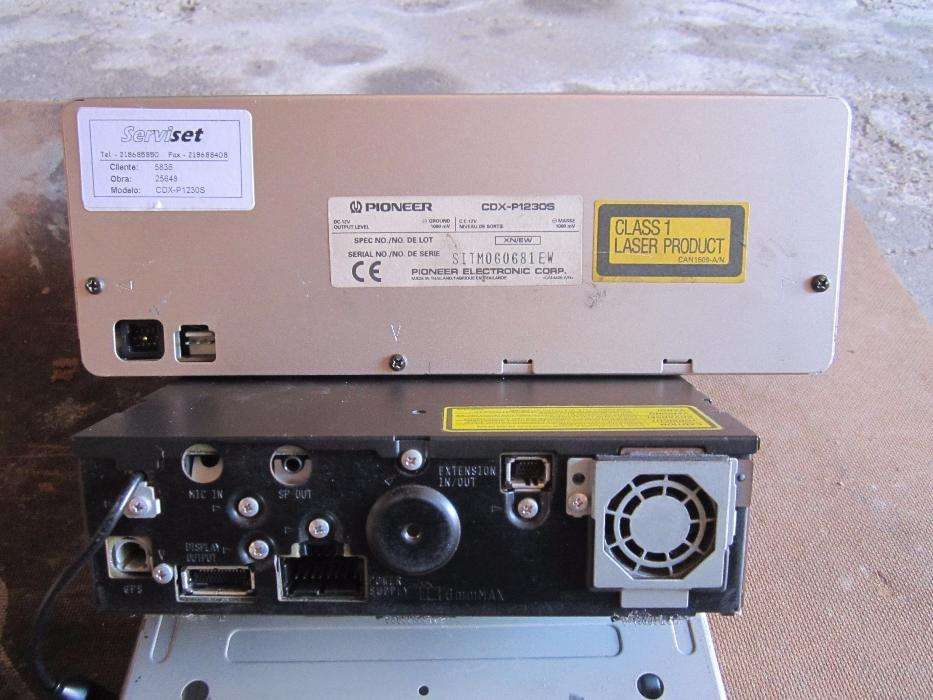 Radio e Caixa de Cds Pioneer, Kit Gps, Modulo Tv