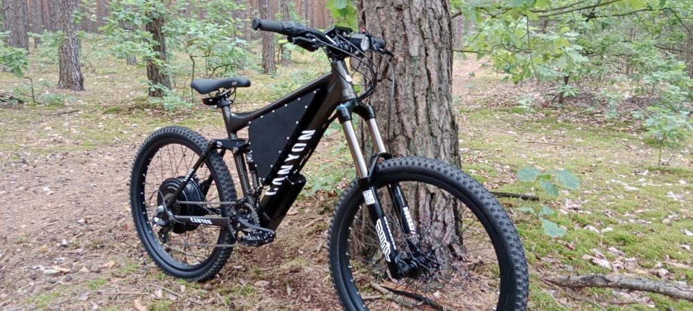 Rower elektryczny Ebike Konwersja Canyon 18,5" 3k-Turbo Samsung 50S