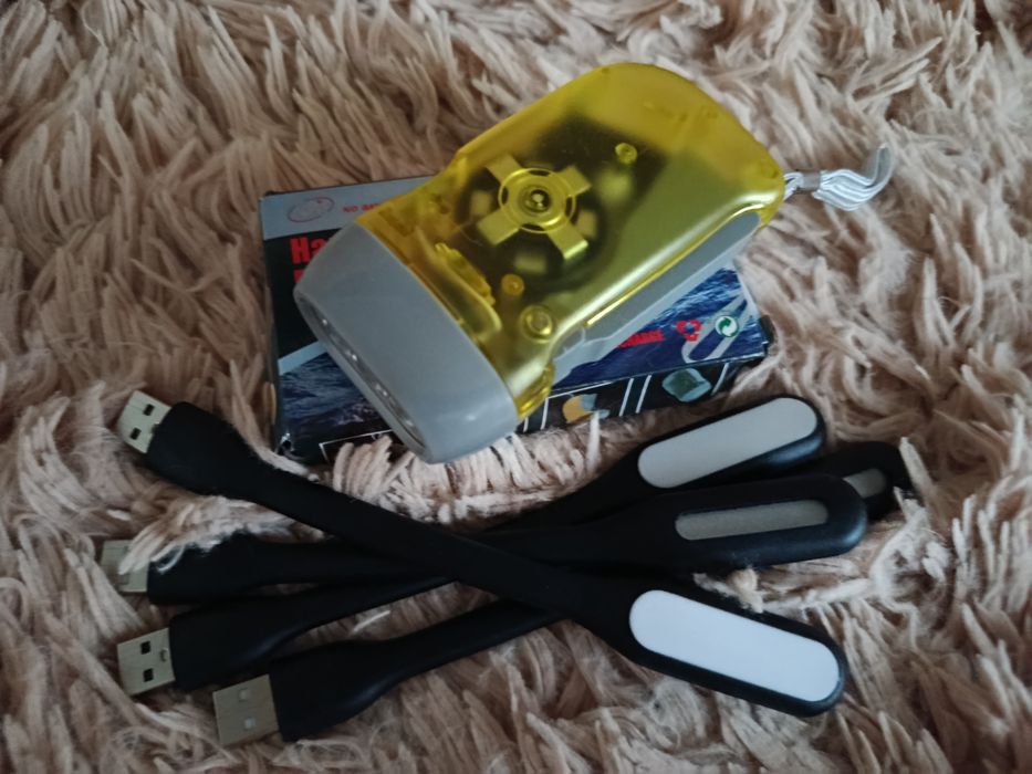 Фонарик, usb лампы.