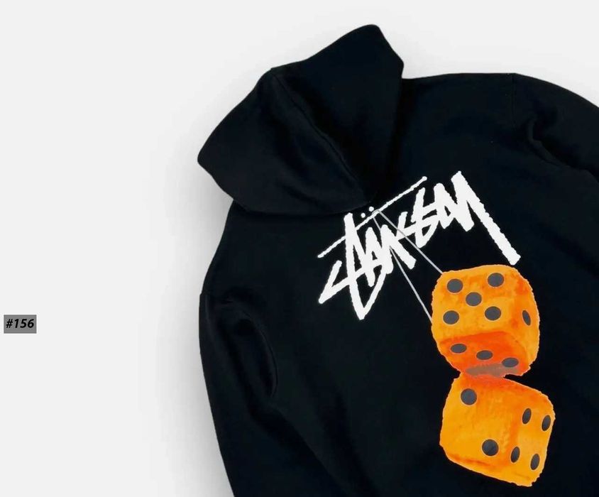 Худи Stussy Basic | Черная Кофта Стусси Базовое