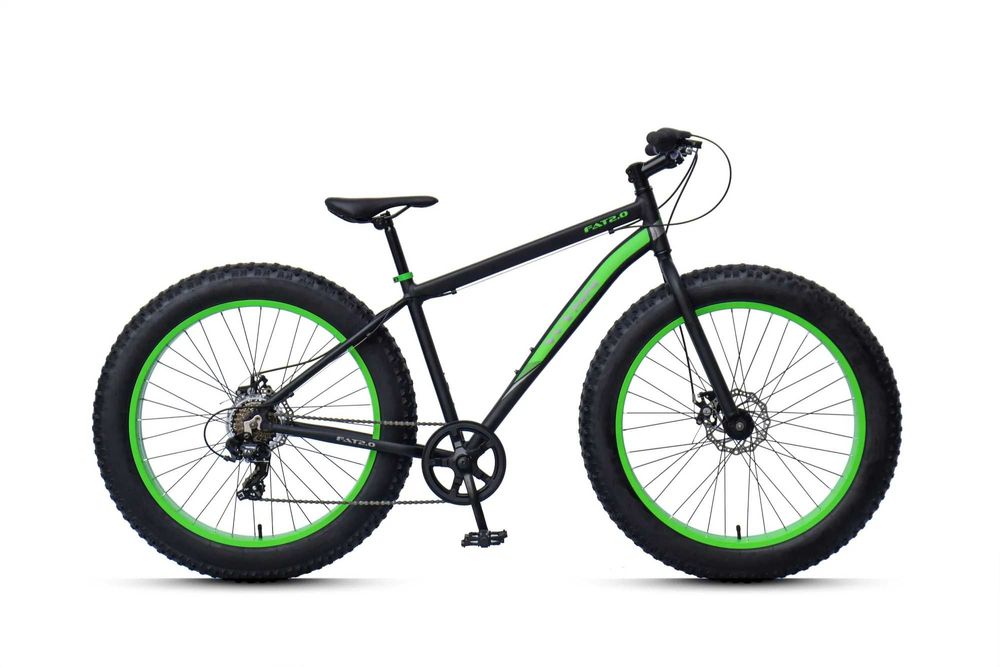 ALUMINIOWY FATBIKE WYNN FAT2.0 r. koła 26" rama 46 cm 7 biegów TARCZE