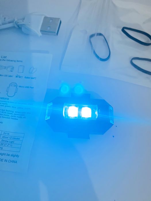 LED para DRONES e para bicicletas