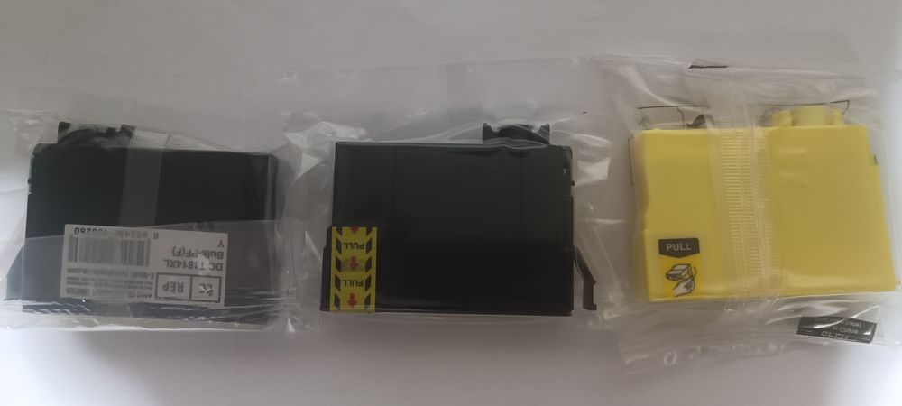 Tinteiros amarelos para Epson n°18