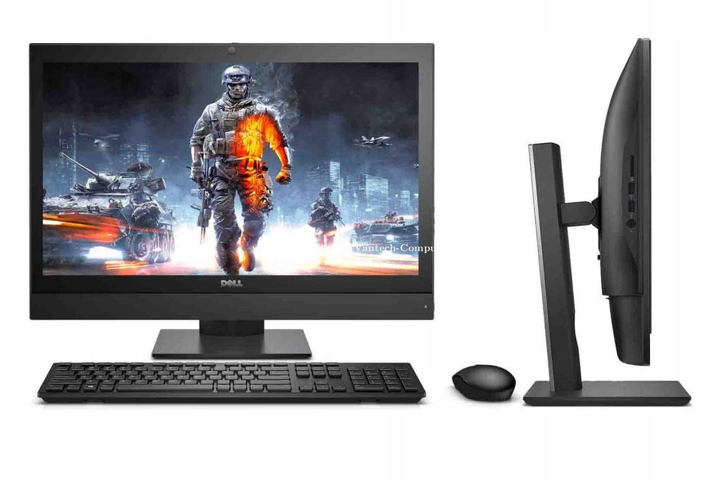 Komputer AiO Dell OptiPlex - i5, 16GB DDR4, SSD 256GB+1TB, Win 11