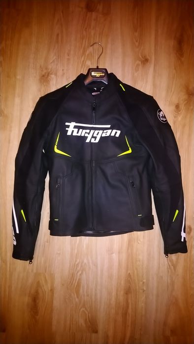 Kurtka FURYGAN spectrum BLACK-FLUO / Skòra