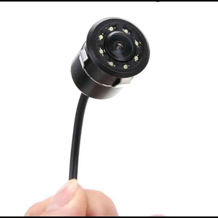 D106- Kit completo Câmeras visão traseira do carro COM 8 LEDS