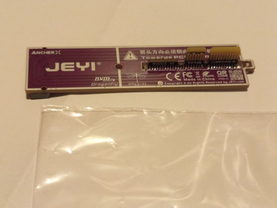 Karta PCI-E na dyski NVME