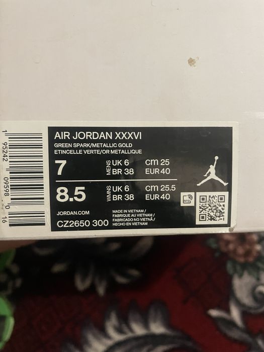 Кросовки  Nike Air Jordan XXXVI