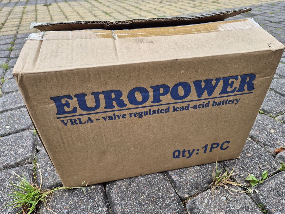 Akumulator Europower 12v 65 Ah UPS zasilanie awaryjne bank energii