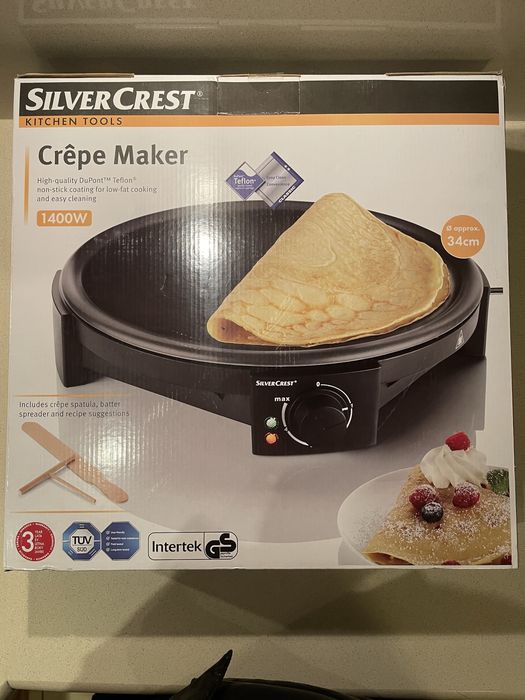 SilverCrest urządzenie do smażenia naleśników 34 cm  1400W