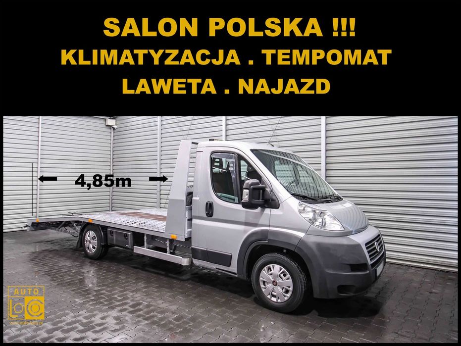 Fiat DUCATO LAWETA / NAJAZD  NAJAZD / LAWETA + Salon POLSKA + Klimatyzacja + Tempomat + Elektryka !