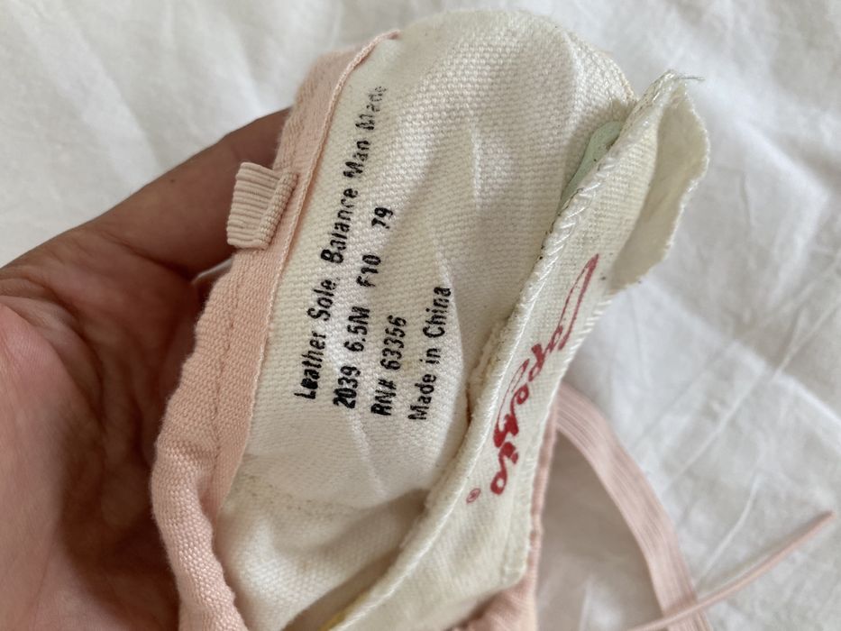 Sapatilhas ballet meia ponta Capezio