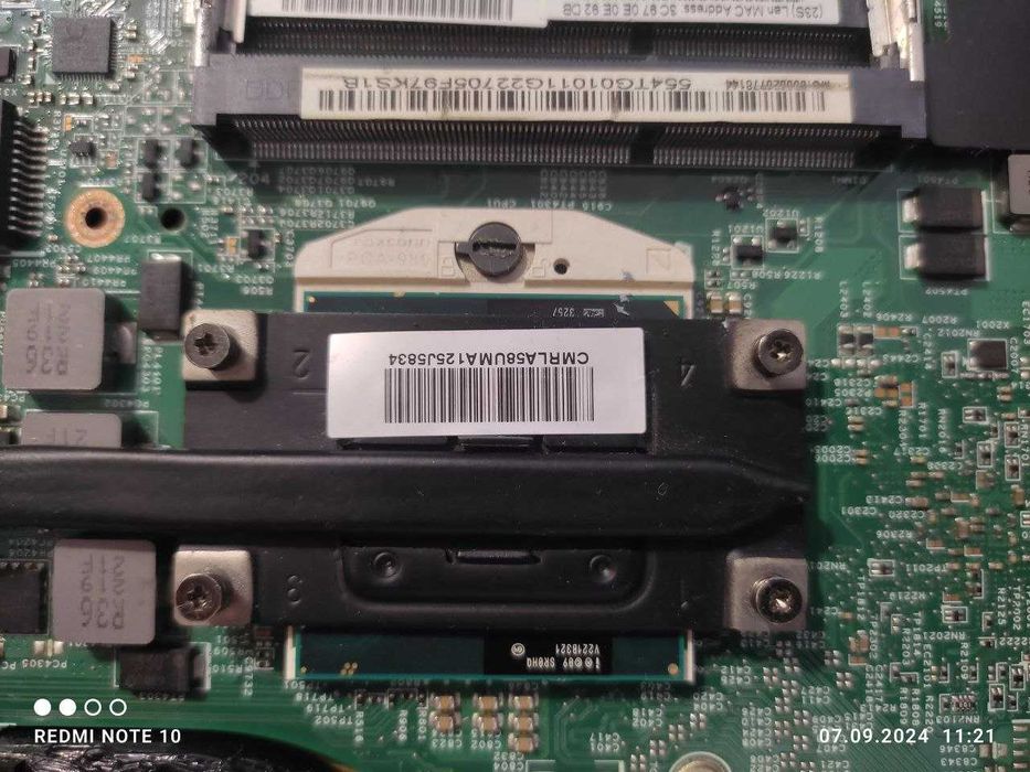 (запчасти) от ноутбука Lenovo B580 (разборка)