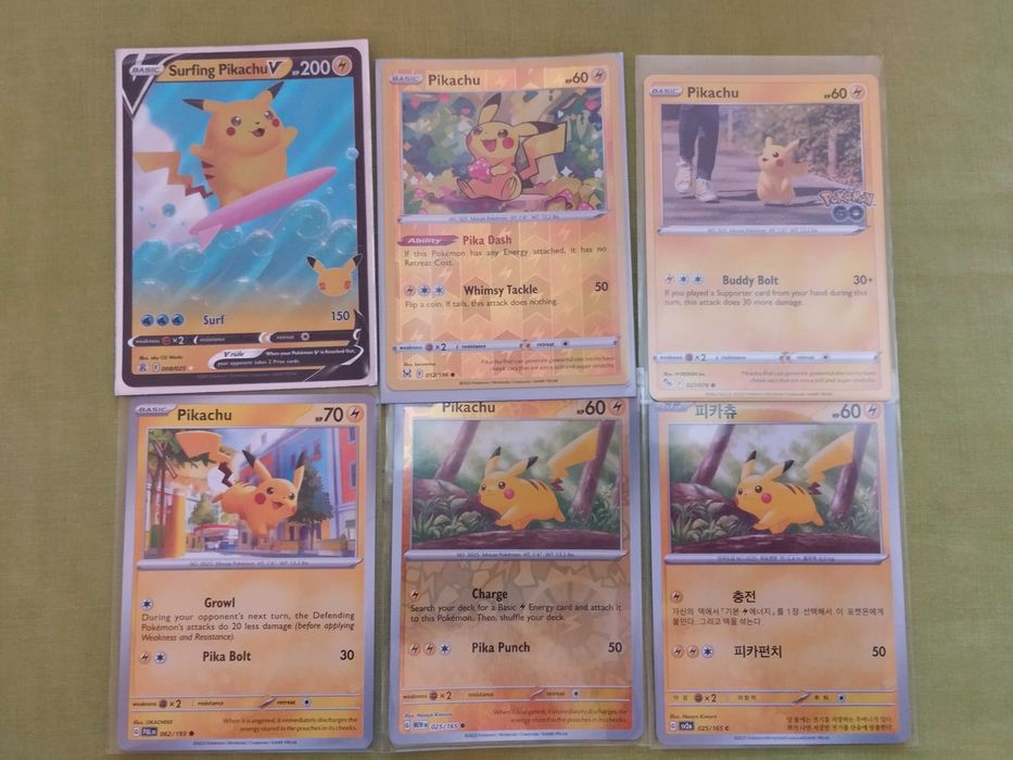 Pokémon vários sets
