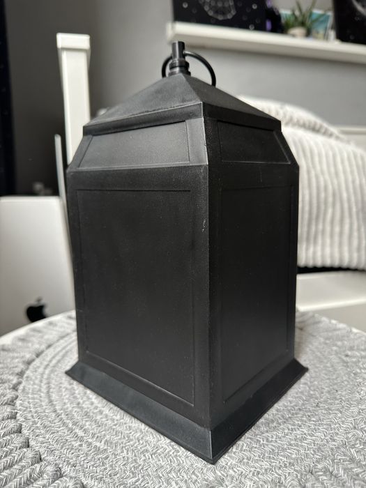 Kominek led czarny