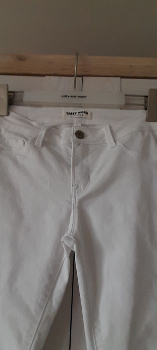 Biale spodnie skinny Tally Weijl.Rozm 36.